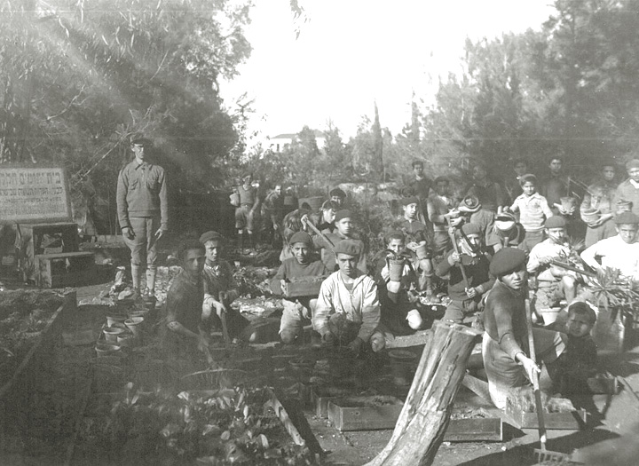 ילדי בית הילדים "ציון בלומנטל" לומדים חקלאו...