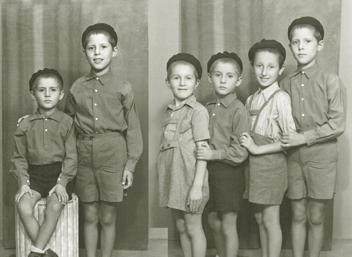 A group of Zion boys during the warm summer days in Jerusalem.