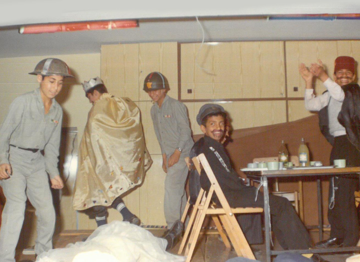 Purim in Zion Orphanage, 1970s.