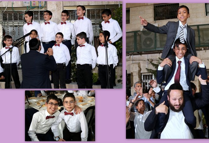 Quatre cousins de New York sont venus en Israël avec leurs familles pour leur Bar Mitzwah...