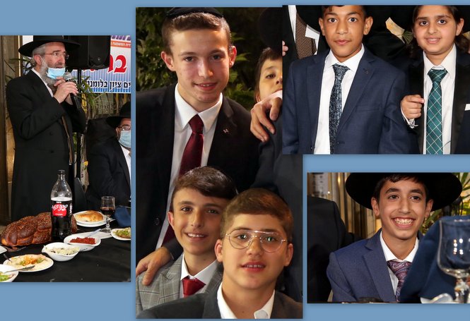 Last night Zion Orphanage celebrated the Bar Mitzvah of three boys under the stars in the larg...