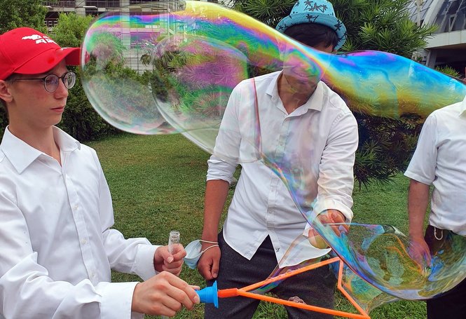 Do you remember as a child creating bubbles from soap?

The kids of today enjoy lots of activitie...