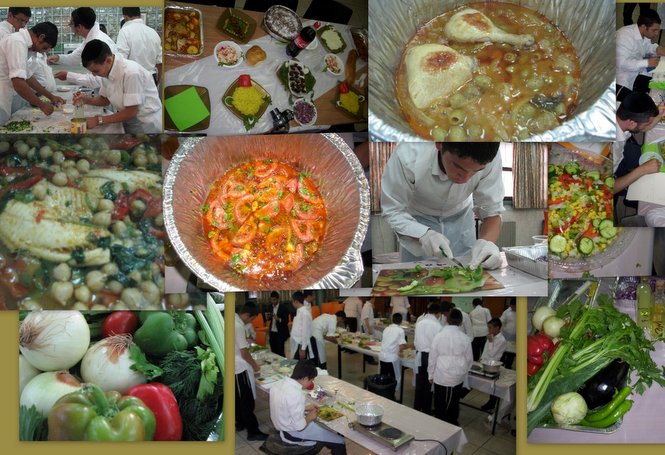 This weeks picture features a collage of the Zion boys preparing Middle Eastern dishes durin...
