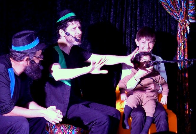 The youngest group of Zion boys thoroughly enjoyed a show about Purim performed by Israel...