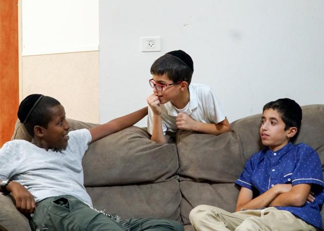 As these Zion boys wind up their day they are relaxing and enjoying each other's company i...