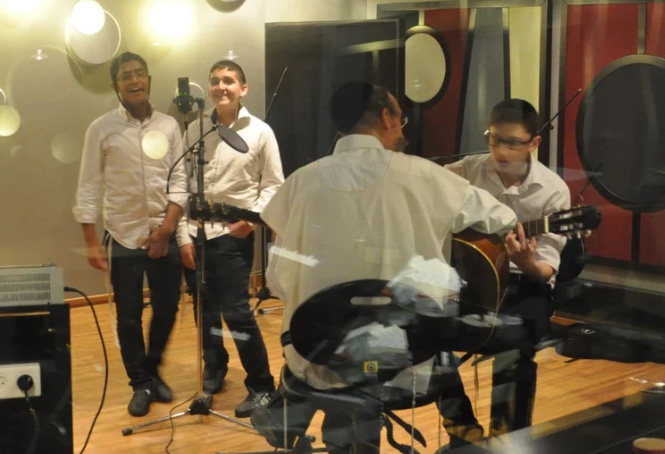 Boys from our Zion Band and Choir recently spent many hours in a professional recording studi...