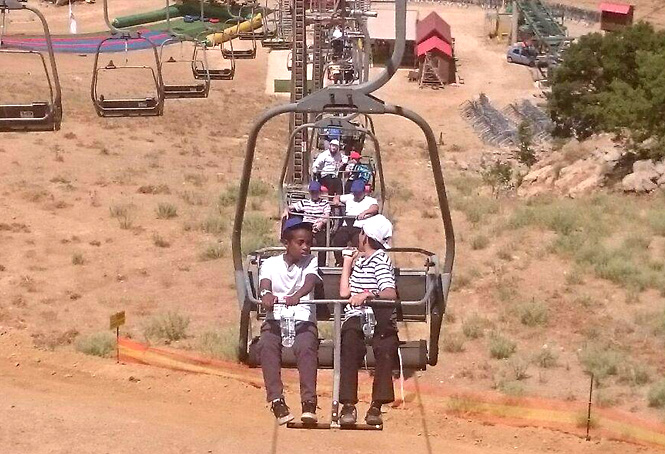 Zion boys enjoy a trip to northern Israel and Mount Hermon, the country's tallest peak. A cabl...