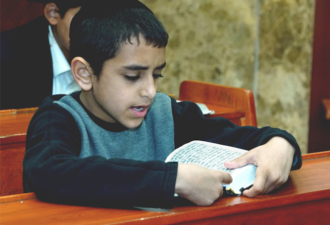 For the Zion boys, prayer is an opportunity to open their heart and develop their inner world...