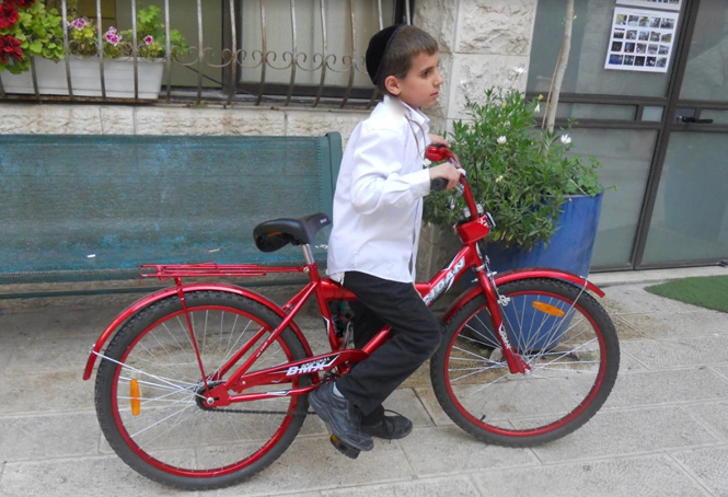 Every child cherishes the experience of riding a new bicycle, especially when it's "hi...